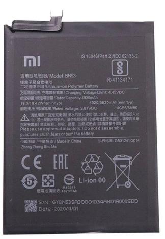 BN53 For Xiaomi Redmi Note 10 pro Note10 / Redmi Note 9 Pro Note9 Battery