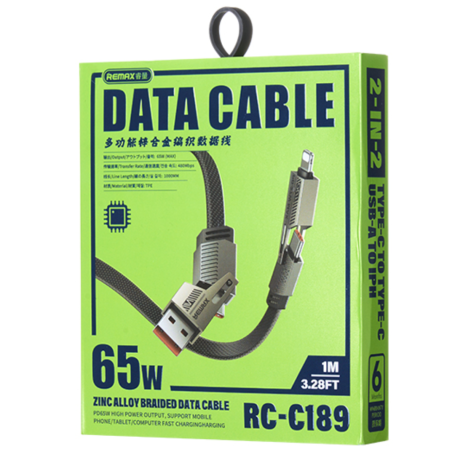 REMAX RC-C189 65W MULTI FUNCTIONAL DATA CABLE